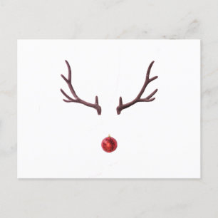 Reno de Navidad minimalista