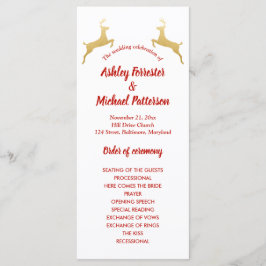 Reno Dorado | Navidad | Programa de Boda