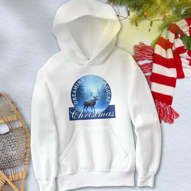 Reno mágico azul de Navidad Bosque nevado  (Subido por el creador)