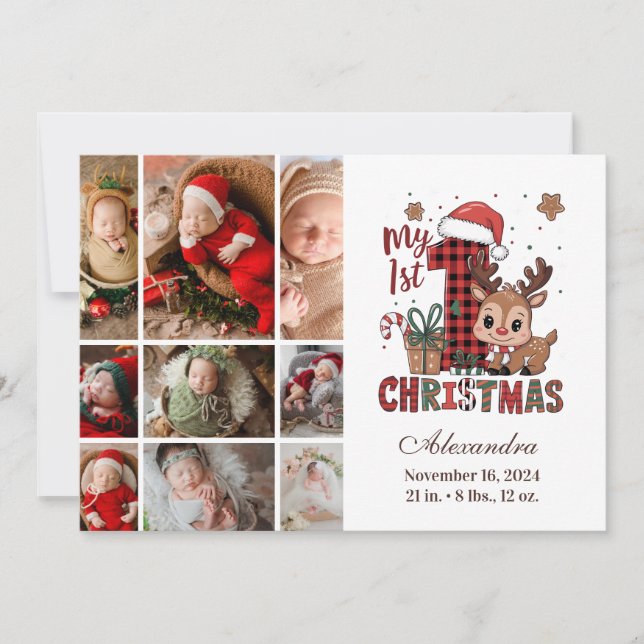 Reno repleto 9 Foto Primera Navidad (Anverso)