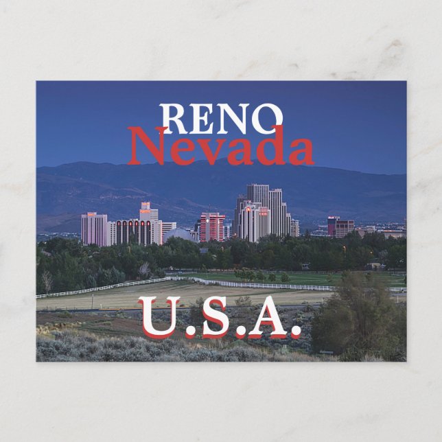 Reno U.S.A. Postal (Anverso)