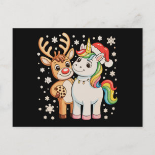 Reno Unicornio Navidad Xmas Temporada de Vacacione