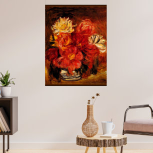 Renoir - Dahlias, arte fino