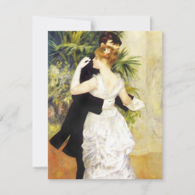 Renoir Danza en las invitaciones a la ciudad (Anverso)