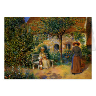 Renoir: Escena del jardín en Bretaña