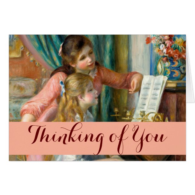 Renoir Girls at the Piano impressionist (Anverso (Horizontal))