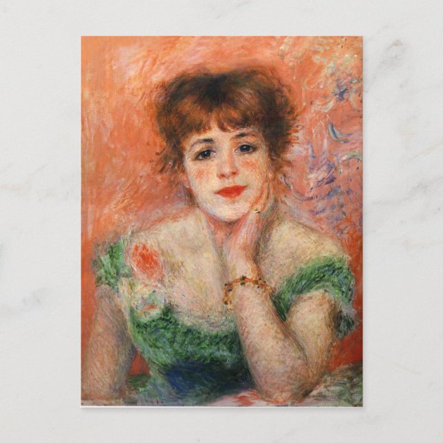 Renoir Jean Samary en una postal de ropa de baja c (Anverso)