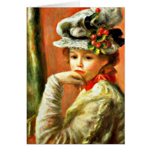 Renoir - Joven Chica en un Gorra blanco