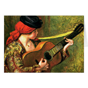 Renoir - Joven española con guitarra