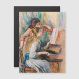 Renoir - Jóvenes Chicas en la tarjeta magnética de