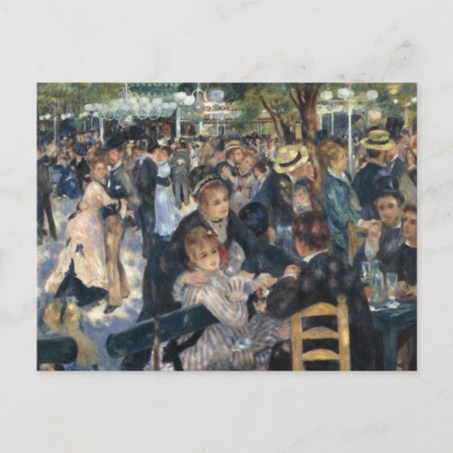 Renoir: postal Bal du Moulin de la Galette (Anverso)