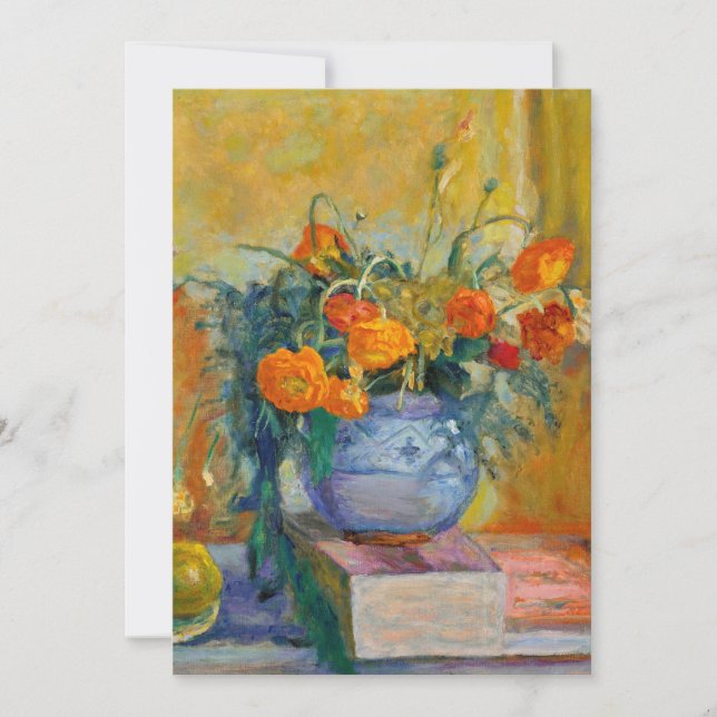 Renoncules au Vase Bleu | Pierre Bonnard (Anverso)