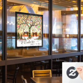¡Renos caprichosos! Pegatina de ventana “Inspirivi