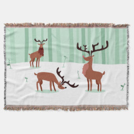 Renos cortos lanzan manta