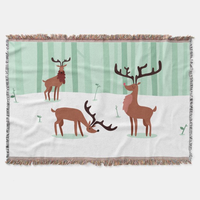 Renos cortos lanzan manta (Anverso)