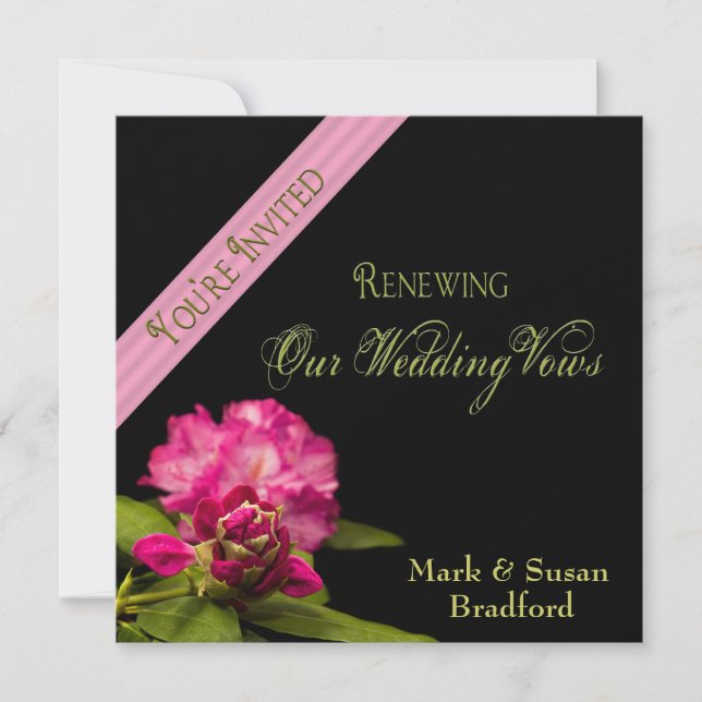 Renovación boda de votos - Invitaciones (Anverso)