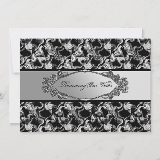 Renovación de invitación de votos de Boda (Anverso)