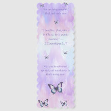 Renovada en Cristo Marcapáginas de Mariposa