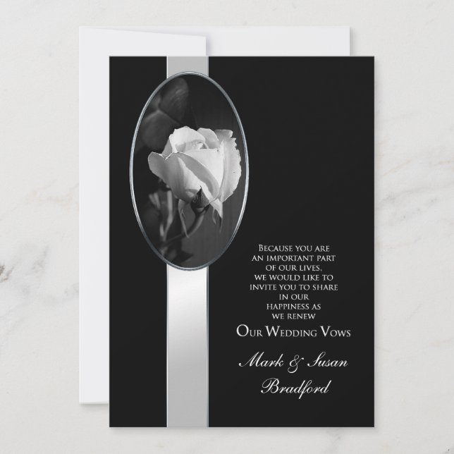 RENOVAR LAS VOTACIONES DE LOS BODAS - Invitación - (Anverso)