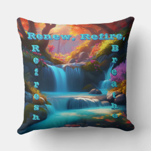 Renovar Reavivar Refrescar Respirar Almohada Decor