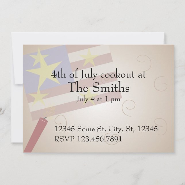 Reokupa de bandera y firecracker (Anverso)