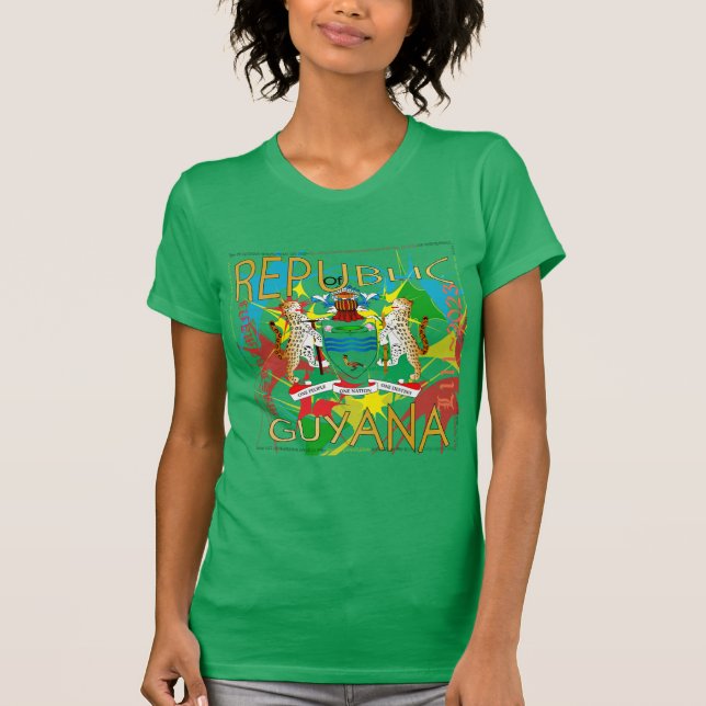 Rep De La Camiseta GUYANA MASHRAMANI L111-2023 (Anverso)