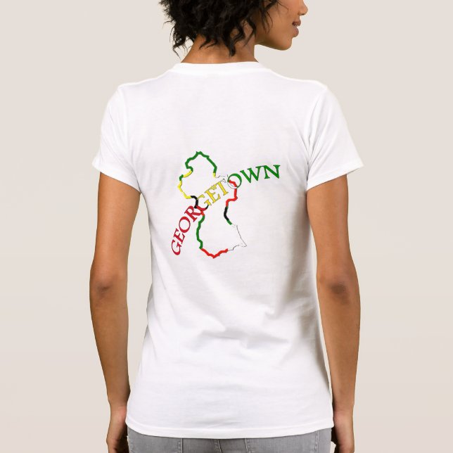 Rep De La Camiseta GUYANA MASHRAMANI L111-2023 (Reverso)