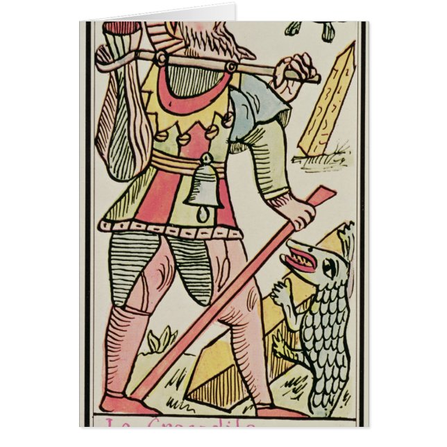 Reparación, carta de tarot, francesa (Frente)