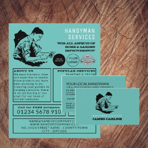 Reparador clásico, publicidad Handyman