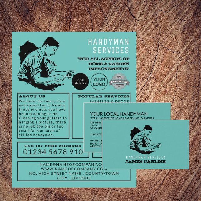 Reparador clásico, publicidad Handyman (Subido por el creador)