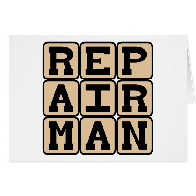 Reparador, Mano de obra (Anverso (Horizontal))