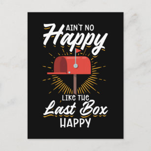 Repartidor de correo divertido trabajador postal c