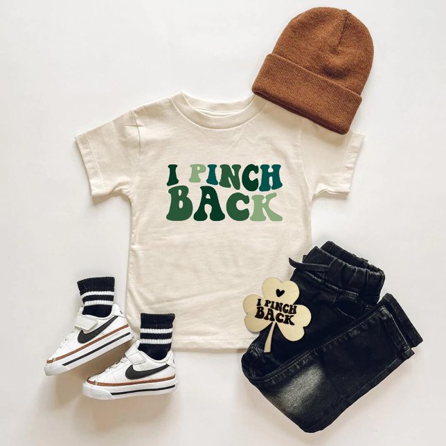 Repaso la camiseta del Día de San Patricio - Funny (I Pinch Back St. Patrick's Day Shirt for Babies, Kids and Adults! Unisex - Retro Design)