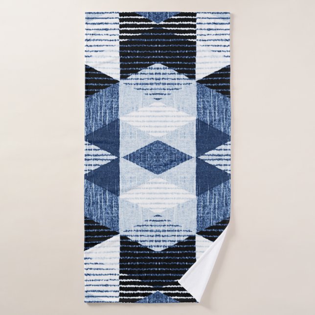Repetición Geométrica: Fondo texturado. (Toalla de baño)