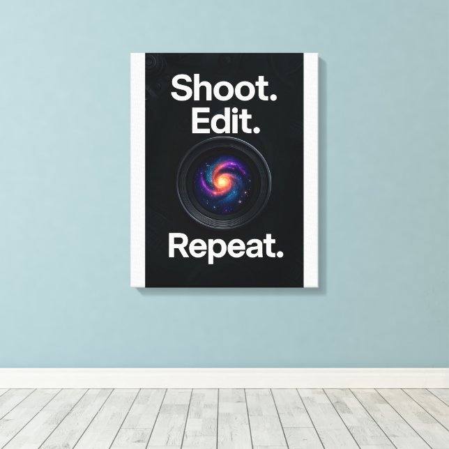 Repetir edición de disparo - Lienzo de pared de fo (Insitu (piso de madera))