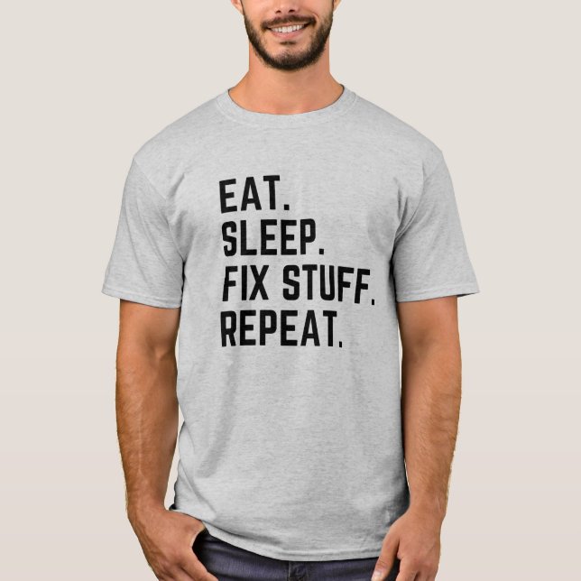 Repite la camiseta para arreglar el sueño (Anverso)