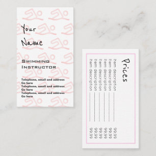 "Repite" tarjetas de precio del instructor de la