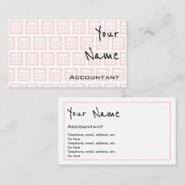 "Repite" tarjetas de visita del contable