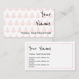 "Repite" tarjetas de visita del instructor de la