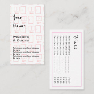 "Repite" Windows y tarjetas de precio de las