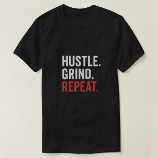 Repitiendo camiseta motivacional masculina