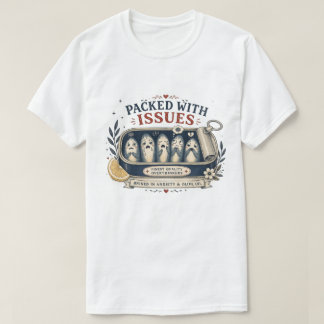 Repleto de Problemas Sardinas Enlatadas Camiseta d