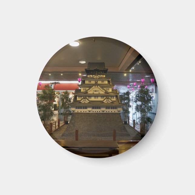 Replica de castillo de Osaka para Japón #2 imán (Frente)