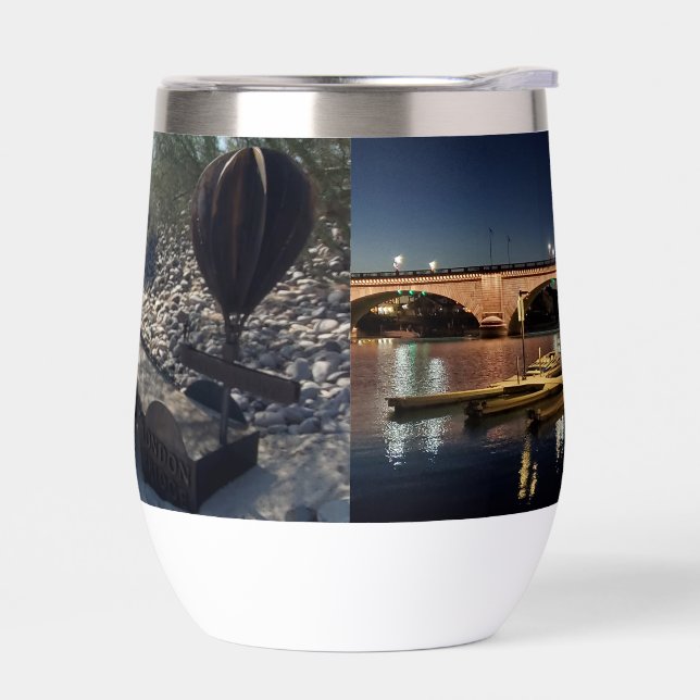 Réplica de la botella de agua del puente de Londre (Izquierdo)