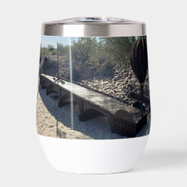 Réplica de la botella de agua del puente de Londre