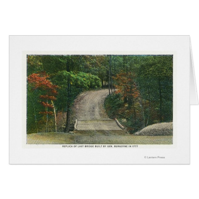 Réplica del último puente del general Burgoyne (Anverso (Horizontal))