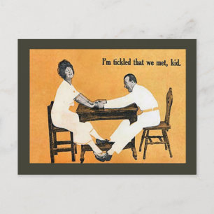 Réplica postal de la época, me siento cosechado, c