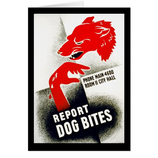 Reportar picaduras de perro (Frente)