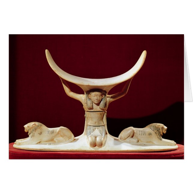 Reposacabezas con Shu, dios egipcio del aire (Anverso (Horizontal))