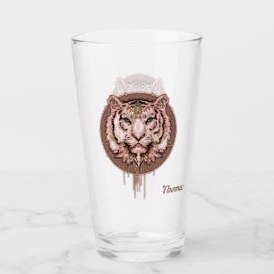 Representación cautivadora y artística de un tigre